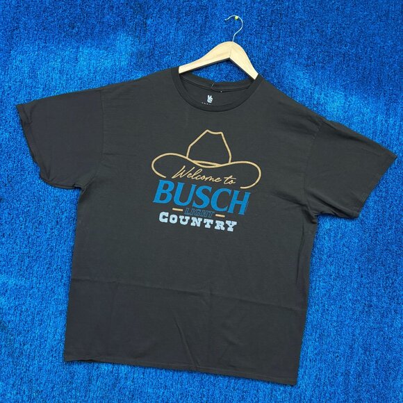 Busch Light “Welcome to Busch Light Country” Graphic T-Shirt Size Extra Large - Picture 3 of 4